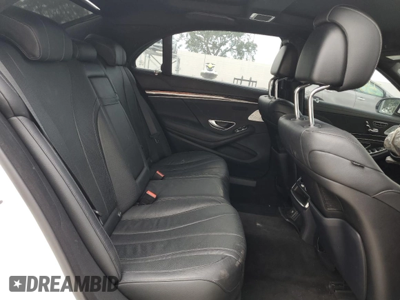 2020 Mercedes-Benz S with VIN W1KUG6GB2LA530949, listed as a Copart auction lot 64551792 with 38,526 mi miles and . Bid and sale history available at DreamBid. Image 6.