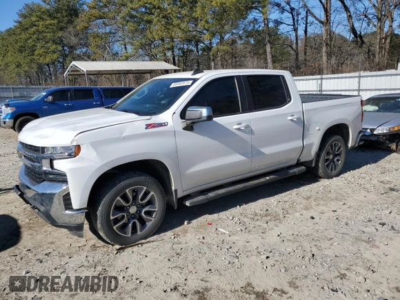 2021 Chevrolet Silverado 1500 LT with VIN 3GCUYDED4MG191565, listed as a Copart auction lot 89302975 with 113,808 mi miles and Salvage Title. Bid and sale history available at carsss.com. Image 1.