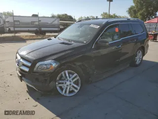 2016 Mercedes-Benz GL with VIN 4JGDF6EE8GA660097, listed as a Copart auction lot 62552384 with 105,753 mi miles and Salvage Title. Bid and sale history available at carsss.com. Image 1.