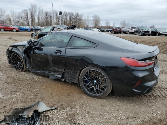 2020 BMW M8 z VIN WBSAE0C0XLCD01469, wystawiony jako Copart lot #47221453 z przebiegiem Nie podano mil oraz . Historia ofert i sprzedaży dostępna na DreamBid. Obrazek 2.