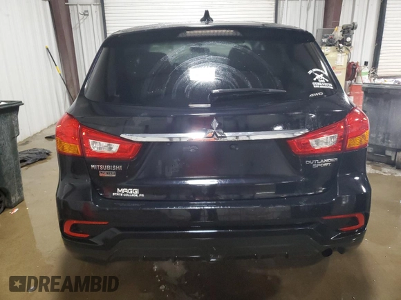 2019 Mitsubishi Outlander ES z VIN JA4AR3AU9KU008553, wystawiony jako Copart lot #55217945 z przebiegiem 85 670 mil mil oraz Szkoda całkowita • Salvage title. Historia ofert i sprzedaży dostępna na DreamBid. Obrazek 6.