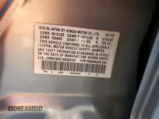 2009 Honda Fit with VIN JHMGE88219S050197, listed as a Copart auction lot 45876345 with 208,046 mi miles and Salvage Title. Bid and sale history available at DreamBid. Image 13.
