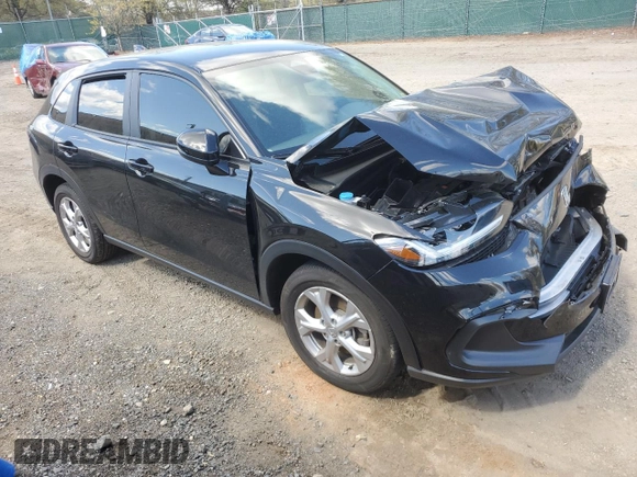 2024 Honda HR-V LX with VIN 3CZRZ2H33RM781835, listed as a Copart auction lot 53483095 with Not provided miles and Salvage title. Bid and sale history available at DreamBid. Image 4.