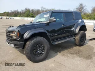 2023 Ford Bronco Raptor with VIN 1FMEE5JR6PLB79862, listed as a Copart auction lot 59628905 with 5,382 mi miles and Salvage title. Bid and sale history available at DreamBid. Image 1.