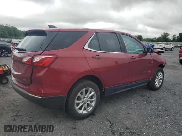 2018 Chevrolet Equinox LT z VIN 2GNAXSEV0J6243503, wystawiony jako Copart lot #58794125 z przebiegiem 43 562 mil mil oraz Szkoda całkowita • Salvage title. Historia ofert i sprzedaży dostępna na DreamBid. Obrazek 3.