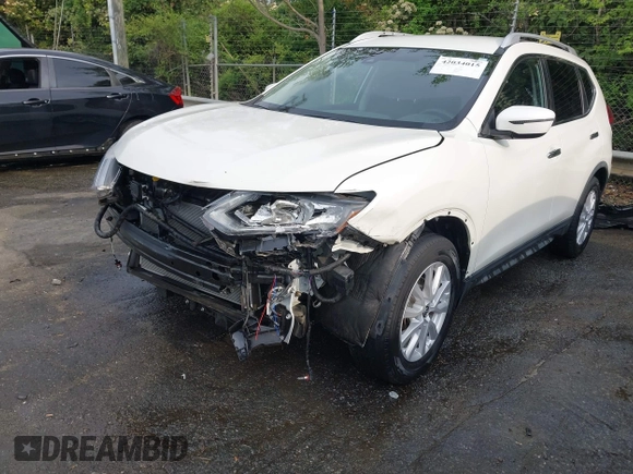 2019 Nissan Rogue SV with VIN KNMAT2MT3KP540707, listed as a IAAI auction lot 42034015 with 17,312 mi miles and . Bid and sale history available at DreamBid. Image 17.