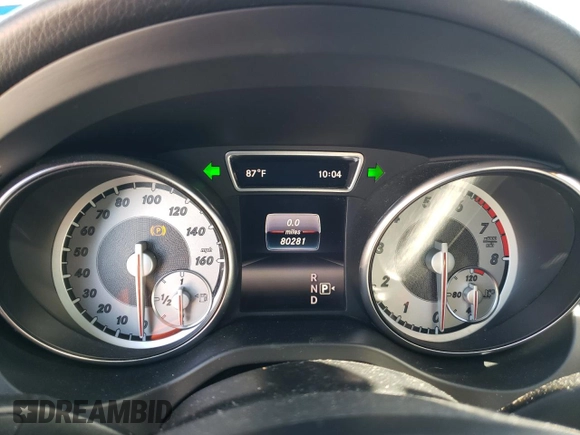 2016 Mercedes-Benz CLA 250 with VIN WDDSJ4EBXGN377574, listed as a Copart auction lot 64414913 with 80,281 mi miles and . Bid and sale history available at DreamBid. Image 9.