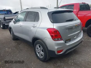 2018 Chevrolet Trax LT with VIN 3GNCJLSB7JL384770, listed as a IAAI auction lot 42176755 with 105,734 mi miles and . Bid and sale history available at carsss.com. Image 3.