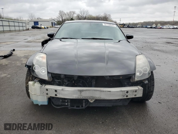 2005 Nissan 350Z Touring with VIN JN1AZ34E85M651736, listed as a Copart auction lot 51158645 with 221,297 mi miles and Salvage Title. Bid and sale history available at carsss.com. Image 5.