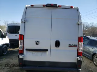 2017 Ram ProMaster Cargo with VIN 3C6TRVDGXHE544426, listed as a Copart auction lot 46569555 with 56,571 mi miles and Clean Title. Bid and sale history available at carsss.com. Image 6.