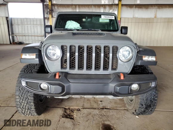 2020 Jeep Gladiator Mojave with VIN 1C6JJTEG1LL202459, listed as a Copart auction lot 79334434 with 49,515 mi miles and Salvage title. Bid and sale history available at DreamBid. Image 5.