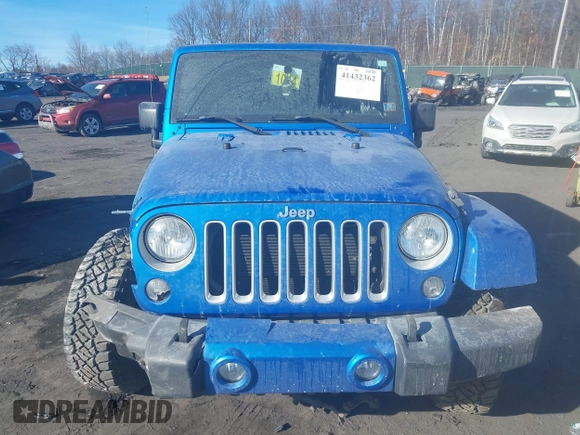 2016 Jeep Wrangler Sahara with VIN 1C4AJWBG7GL102208, listed as a IAAI auction lot 41432362 with 67,243 mi miles and . Bid and sale history available at DreamBid. Image 12.