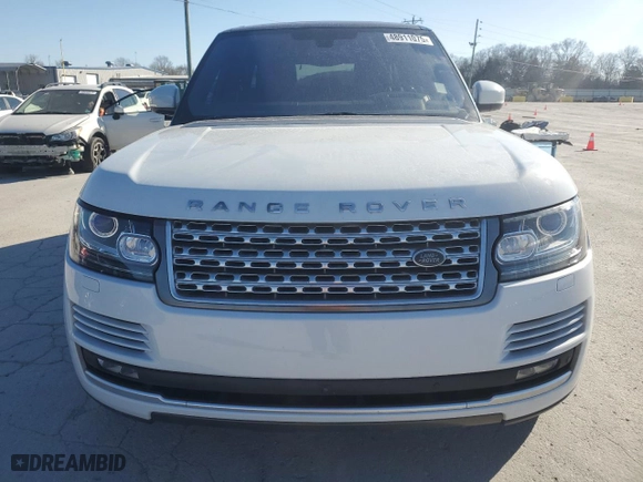 2016 Land Rover Range Rover Diesel HSE with VIN SALGS2KF7GA264027, listed as a Copart auction lot 48911075 with 118,270 mi miles and Clean Title. Bid and sale history available at carsss.com. Image 5.