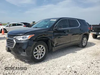 2021 Chevrolet Traverse LS with VIN 1GNERFKW6MJ185601, listed as a Copart auction lot 58217855 with 92,682 mi miles and Salvage title. Bid and sale history available at DreamBid. Image 1.