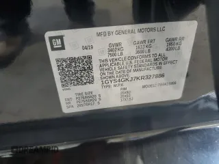 2019 Cadillac Escalade z VIN 1GYS4GKJ7KR327886, wystawiony jako Copart lot #59321585 z przebiegiem 156 070 mil mil oraz Czysty tytuł • Clean title. Historia ofert i sprzedaży dostępna na DreamBid. Obrazek 14.