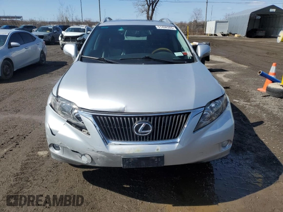 2010 Lexus RX 350 with VIN 2T2BK1BA5AC031035, listed as a Copart auction lot 51498365 with 240,959 mi miles and Salvage Title. Bid and sale history available at carsss.com. Image 5.