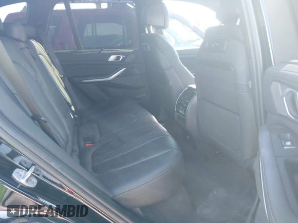 2021 BMW X5 M50i with VIN 5UXJU4C08M9G07925, listed as a IAAI auction lot 40439065 with 20,972 mi miles. Bid and sale history available at carsss.com. Image 8.