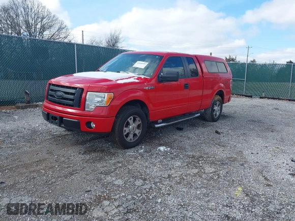 2009 Ford F-150 STX with VIN 1FTRX12WX9FA65135, listed as a IAAI auction lot 41608999 with 94,244 mi miles. Bid and sale history available at carsss.com. Image 2.
