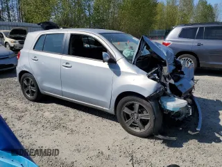 2013 Scion xD with VIN JTKKUPB45D1037222, listed as a Copart auction lot 53189385 with 0 mi miles and Salvage Title. Bid and sale history available at carsss.com. Image 4.