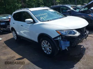 2017 Nissan Rogue SV with VIN KNMAT2MT4HP562501, listed as a IAAI auction lot 42513689 with 102,752 mi miles and . Bid and sale history available at DreamBid. Image 1.