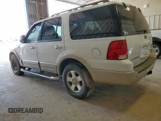 2005 Ford Expedition Eddie Bauer z VIN 1FMFU17525LA60417, wystawiony jako Copart lot #61835625 z przebiegiem 278 164 mil mil oraz Czysty tytuł • Clean title. Historia ofert i sprzedaży dostępna na DreamBid. Obrazek 2.