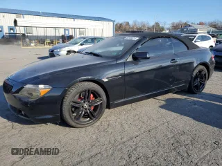 2004 BMW 6 Series 645Ci with VIN WBAEK73464B322561, listed as a Copart auction lot 83399574 with 0 mi miles and Clean Title. Bid and sale history available at carsss.com. Image 1.