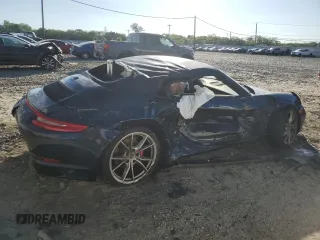 2018 Porsche 911 Carrera S with VIN WP0CB2A98JS147463, listed as a Copart auction lot 57485085 with Not provided miles and Salvage title. Bid and sale history available at DreamBid. Image 3.