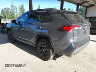 2022 Toyota RAV4 Hybrid SE with VIN 2T3T6RFVXNW033965, listed as a IAAI auction lot 42368450 with 27,377 mi miles and . Bid and sale history available at DreamBid. Image 3.
