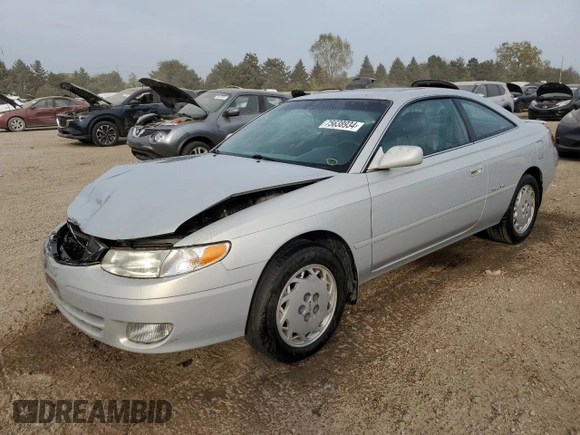 2001 Toyota Solara SE with VIN 2T1CF28P81C474651, listed as a Copart auction lot 75638934 with 141,474 mi miles and Salvage Title. Bid and sale history available at carsss.com. Image 1.