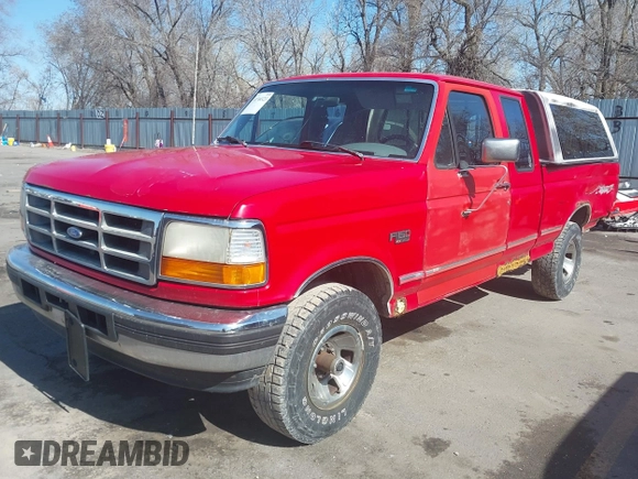 1996 Ford F-150 with VIN 1FTEX14N4TKA35971, listed as a IAAI auction lot 41744323 with 187,572 mi miles. Bid and sale history available at carsss.com. Image 18.