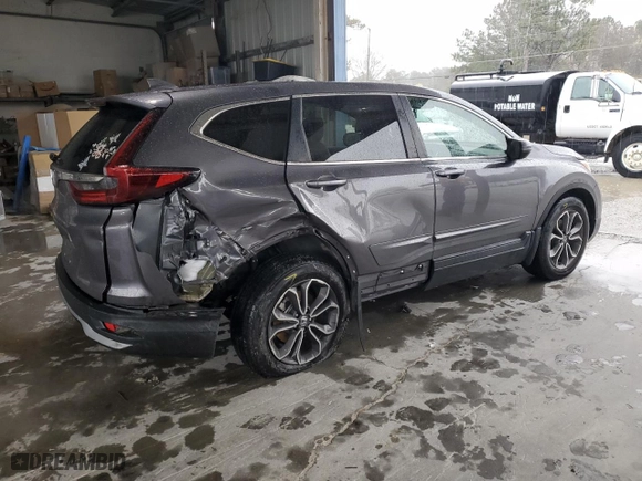 2021 Honda CR-V EX-L with VIN 5J6RW1H85MA002424, listed as a Copart auction lot 48469465 with 48,247 mi miles and Salvage Title. Bid and sale history available at carsss.com. Image 3.