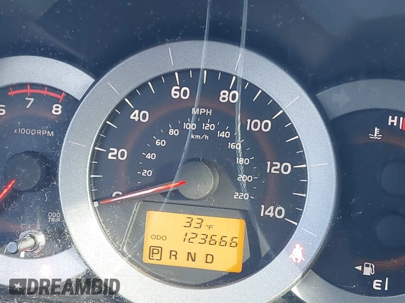 2011 Toyota RAV4 with VIN 2T3BF4DV3BW176771, listed as a IAAI auction lot 41569899 with 123,666 mi miles. Bid and sale history available at carsss.com. Image 7.