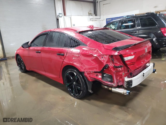 2019 Honda Accord Sedan Sport 1.5T with VIN 1HGCV1F30KA003467, listed as a Copart auction lot 87731875 with 80,519 mi miles and Salvage Title. Bid and sale history available at carsss.com. Image 2.