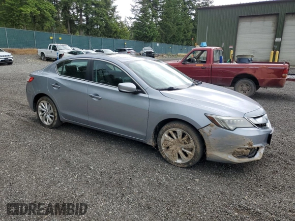 2016 Acura ILX with VIN 19UDE2F30GA016544, listed as a Copart auction lot 61521095 with 63,121 mi miles and Salvage title. Bid and sale history available at DreamBid. Image 4.