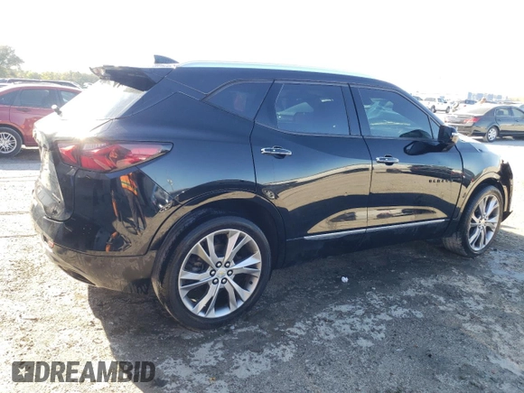 2020 Chevrolet Blazer Premier with VIN 3GNKBFRS1LS575805, listed as a Copart auction lot 49648205 with 81,478 mi miles and Non repairable. Bid and sale history available at DreamBid. Image 3.