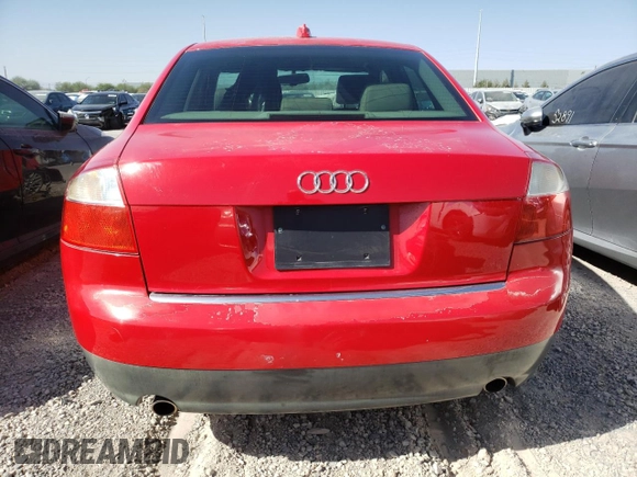 2004 Audi A4 1.8T with VIN WAULC68E44A027691, listed as a Copart auction lot 76308064 with 114,236 mi miles and Salvage Title. Bid and sale history available at carsss.com. Image 6.