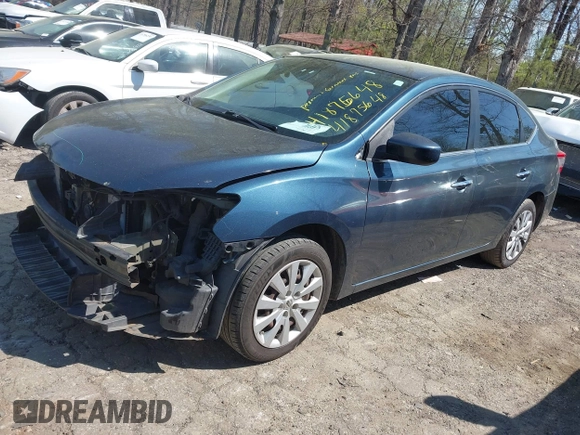2013 Nissan Sentra SV with VIN 1N4AB7AP4DN908677, listed as a IAAI auction lot 41875648 with 150,083 mi miles and . Bid and sale history available at DreamBid. Image 2.