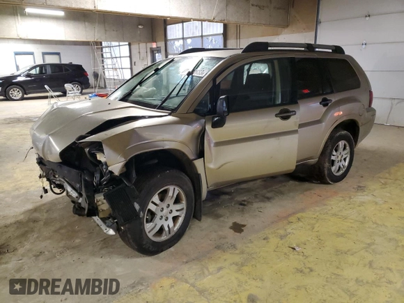 2007 Mitsubishi Endeavor LS with VIN 4A4MN21S47E039405, listed as a Copart auction lot 44543655 with 188,180 mi miles and Salvage Title. Bid and sale history available at carsss.com. Image 1.