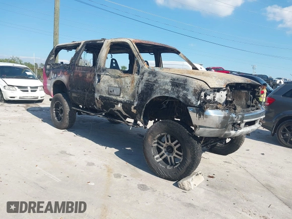 2000 Ford Excursion Limited with VIN 1FMNU43S9YED54222, listed as a IAAI auction lot 41685908 with Not provided miles and . Bid and sale history available at DreamBid. Image 1.