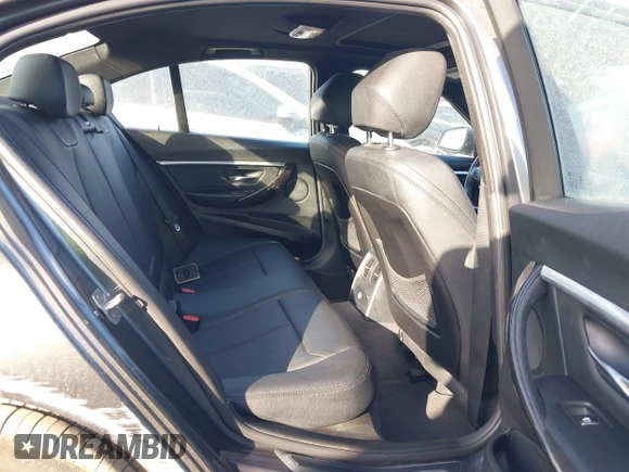 2016 BMW 3 Series 328i with VIN WBA8E9G56GNT82443, listed as a IAAI auction lot 41812424 with 56,965 mi miles. Bid and sale history available at carsss.com. Image 8.