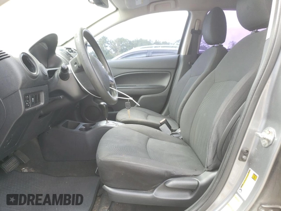 2017 Mitsubishi Mirage ES with VIN ML32F3FJ8HHF11581, listed as a Copart auction lot 61110545 with 116,984 mi miles and Salvage title. Bid and sale history available at DreamBid. Image 7.