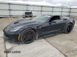 2019 Chevrolet Corvette Z06 2LZ with VIN 1G1YS2D68K5605471, listed as a Copart auction lot 84206164 with 87,844 mi miles and Salvage Title. Bid and sale history available at carsss.com. Image 1.