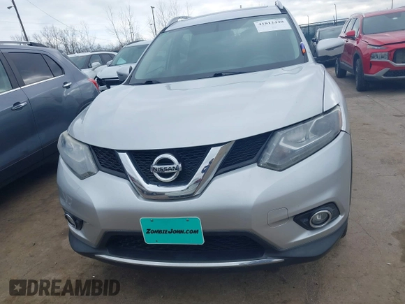 2016 Nissan Rogue SL with VIN 5N1AT2MV6GC837577, listed as a IAAI auction lot 41812440 with 108,187 mi miles and . Bid and sale history available at DreamBid. Image 13.