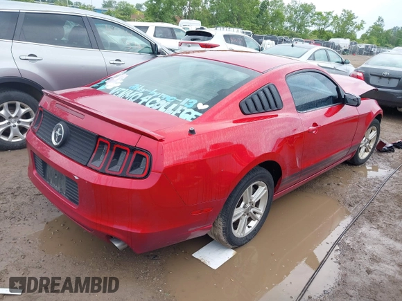 2013 Ford Mustang V6 with VIN 1ZVBP8AM6D5266696, listed as a IAAI auction lot 42472212 with 144,914 mi miles and . Bid and sale history available at DreamBid. Image 4.