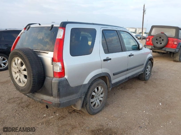 2006 Honda CR-V EX with VIN JHLRD68856C027259, listed as a IAAI auction lot 41699029 with 201,583 mi miles. Bid and sale history available at carsss.com. Image 4.