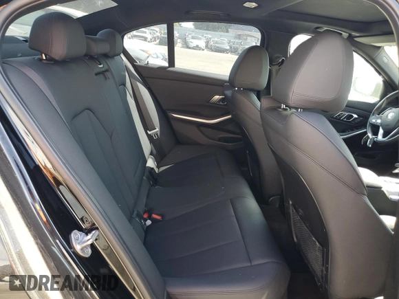 2020 BMW 3 Series 330i xDrive with VIN 3MW5R7J02L8B22949, listed as a Copart auction lot 52635115 with 53,398 mi miles and Clean Title. Bid and sale history available at carsss.com. Image 10.