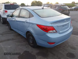 2012 Hyundai Accent GLS with VIN KMHCT4AE1CU201372, listed as a IAAI auction lot 42096676 with 83,254 mi miles and . Bid and sale history available at carsss.com. Image 3.