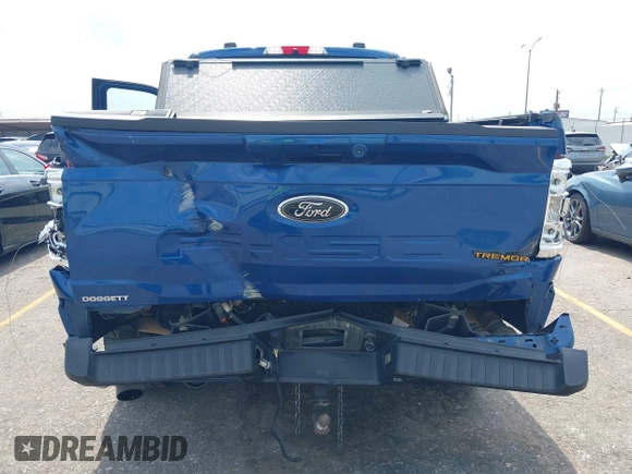 2022 Ford F-150 XL with VIN 1FTEW1E8XNFB41817, listed as a IAAI auction lot 39462294 with 41,456 mi miles and . Bid and sale history available at DreamBid. Image 6.