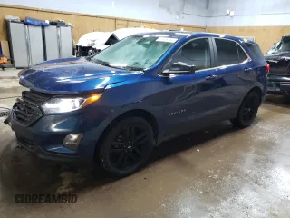 2021 Chevrolet Equinox LT with VIN 3GNAXKEV0ML309645, listed as a Copart auction lot 81958994 with 75,576 mi miles and Salvage Title. Bid and sale history available at DreamBid. Image 1.