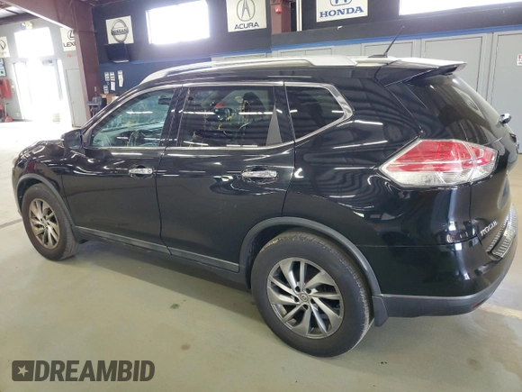 2015 Nissan Rogue SL with VIN 5N1AT2MV9FC817676, listed as a Copart auction lot 55464705 with 254,530 mi miles and Clean Title. Bid and sale history available at carsss.com. Image 2.